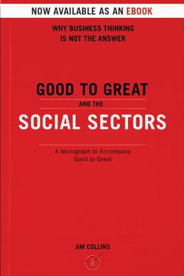 Good to Great and the Social Sectors book cover image