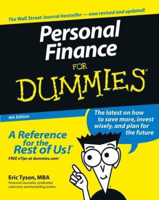 Personal Finance for Dummies book cover image