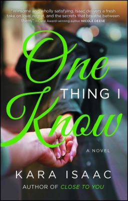 One Thing I Know book cover image