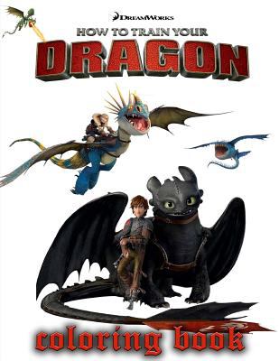 How to Train Your Dragon Coloring Book book cover image